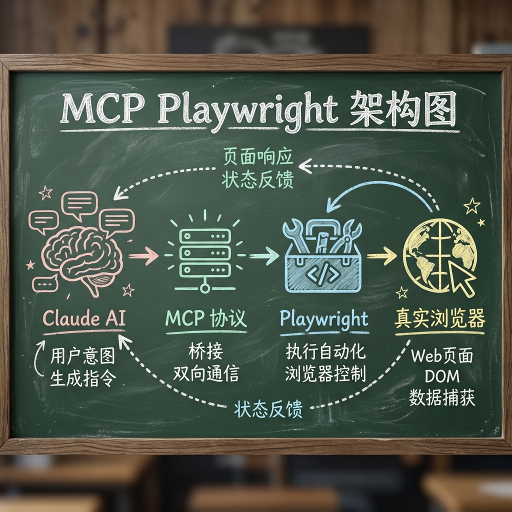 Claude 接管你的浏览器！Playwright MCP Server 极速配置与网页交互实战