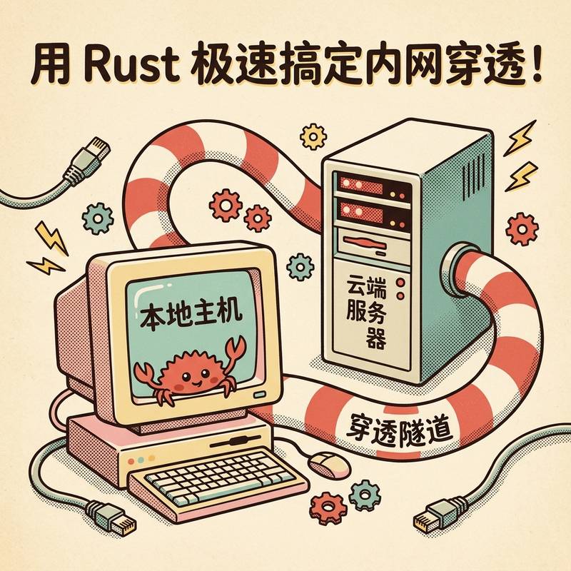 30秒搞定！用这个 Rust 写的 6.6k Star 神级内网穿透工具，微信回调本地断点秒命中！