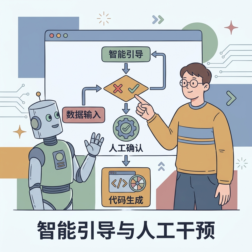智能引导与人工干预工作流