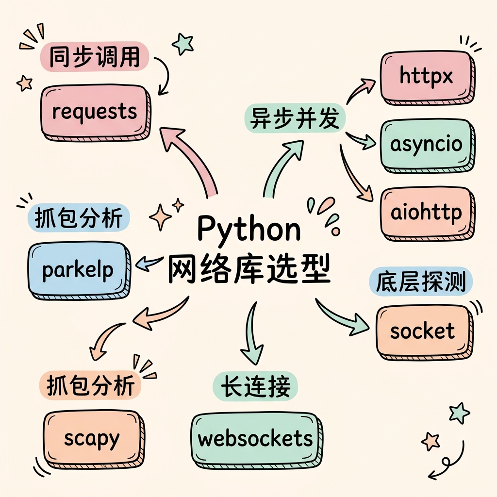 Python 主流网络库技术选型与定位