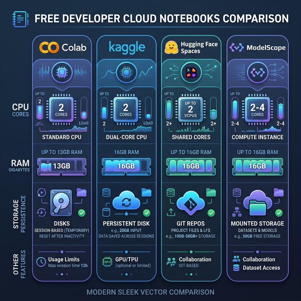 Notebook Platform Comparison