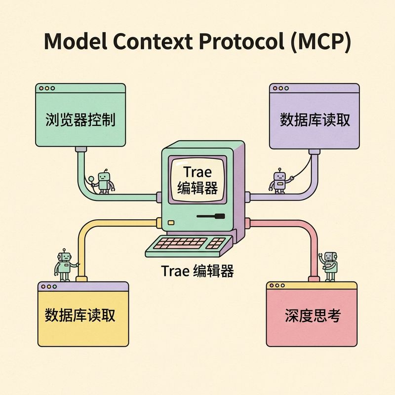 挑战 Cursor 宝座！实测 Trae 重磅更新：内置 MCP 与自定义 Agent
