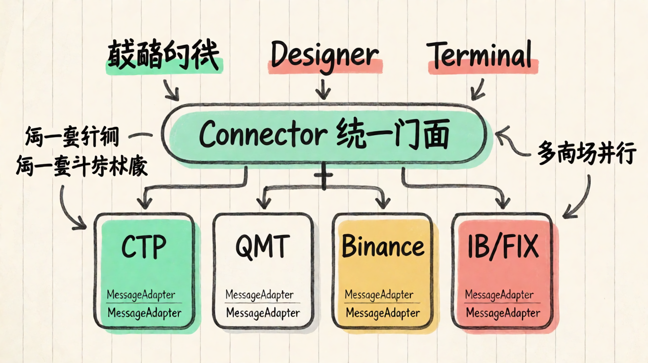 统一 Connector 与多适配器
