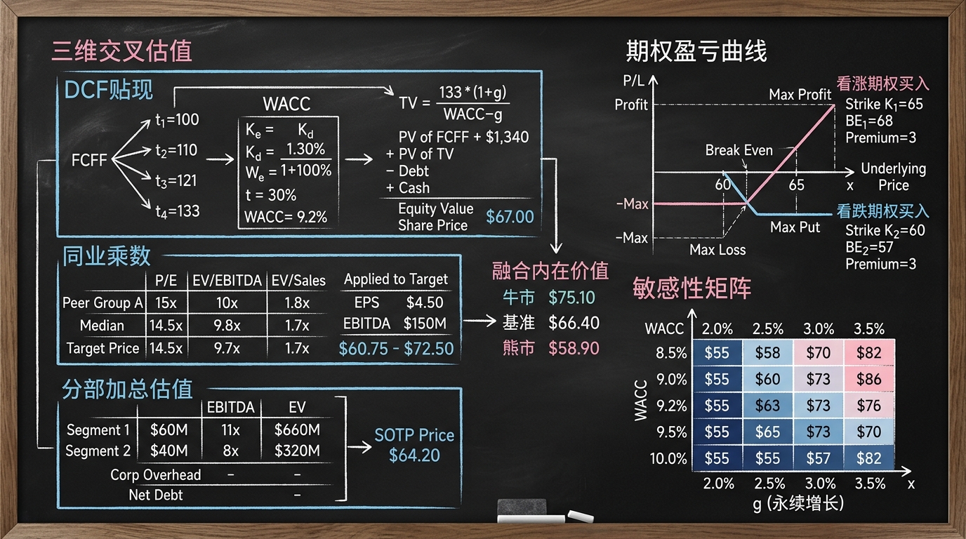 三维交叉估值与期权损益流