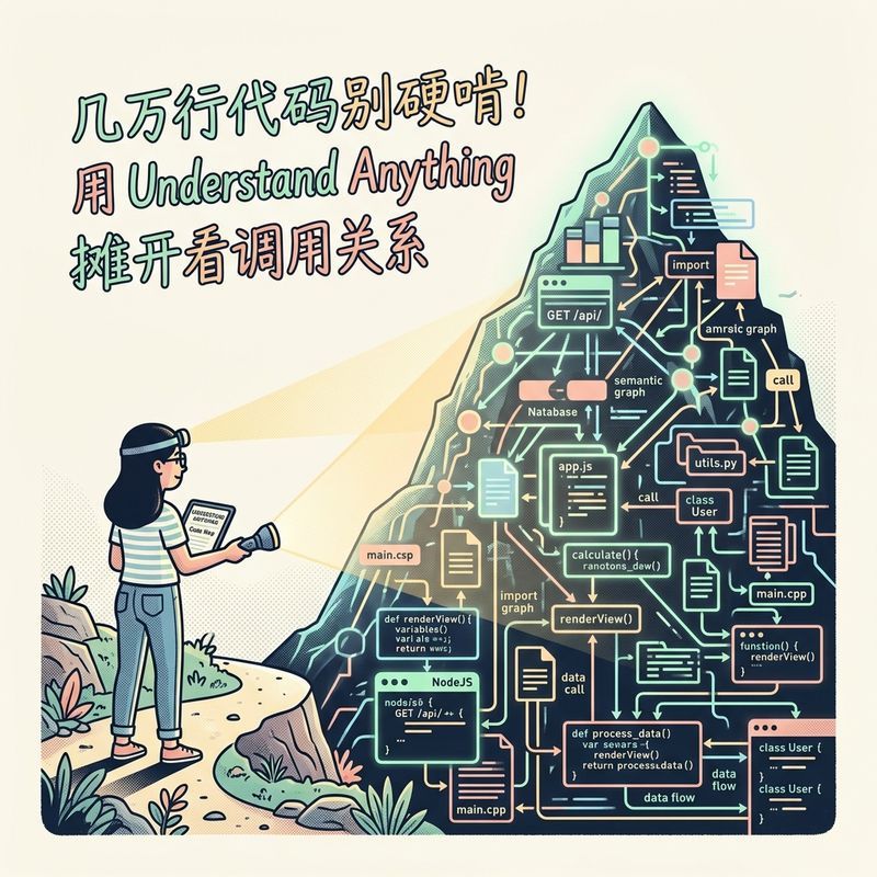 几十万行代码别硬啃！用 Understand Anything 摊开看调用关系