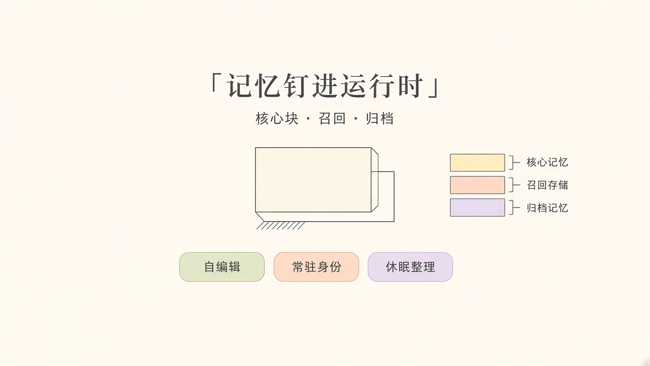 封面：Letta 分层记忆常驻运行时