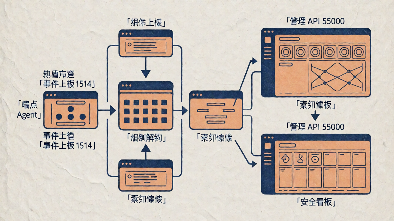 Wazuh 四组件与数据流
