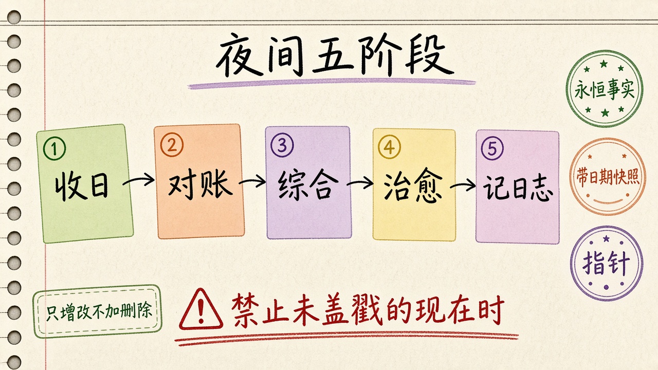 插图：夜间五阶段与 OKM