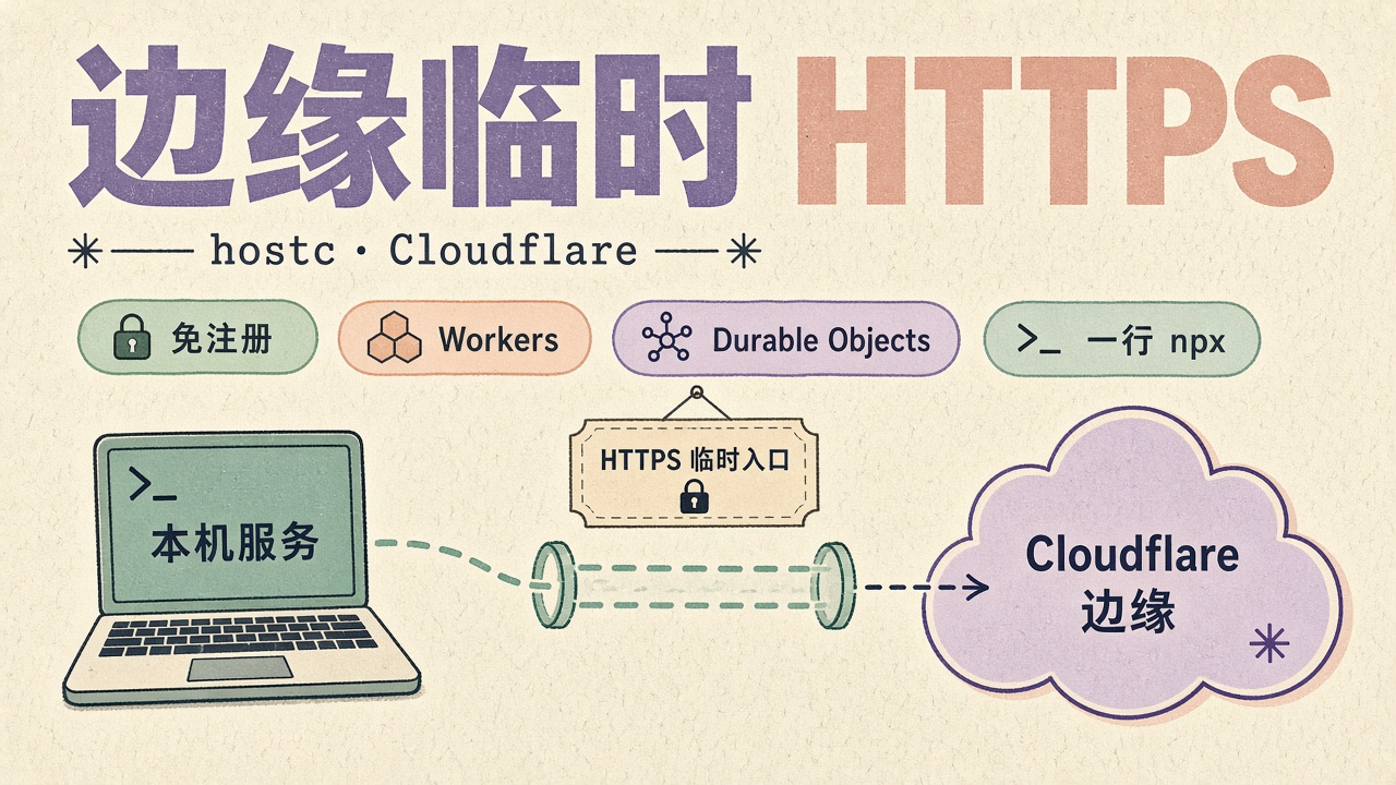 封面：hostc 边缘 HTTPS 隧道