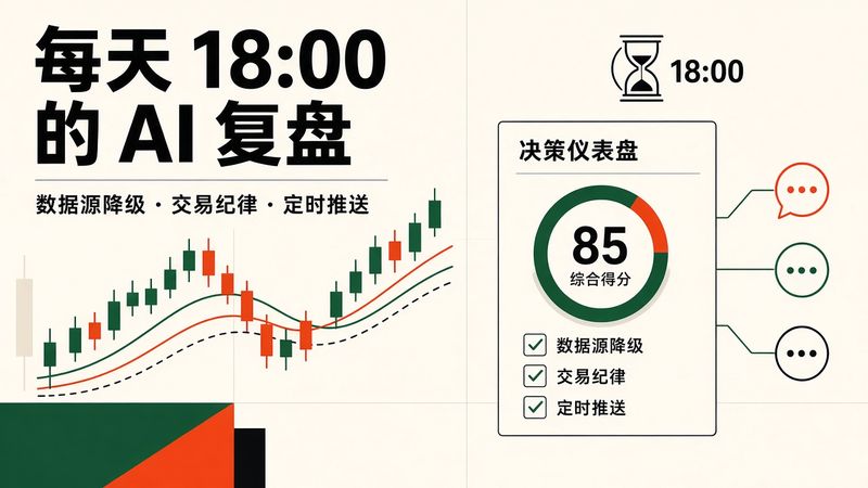 零服务器每天 18 点自动复盘，6.6 万 Star 的 daily_stock_analysis 怎样防止 AI 乱喊单