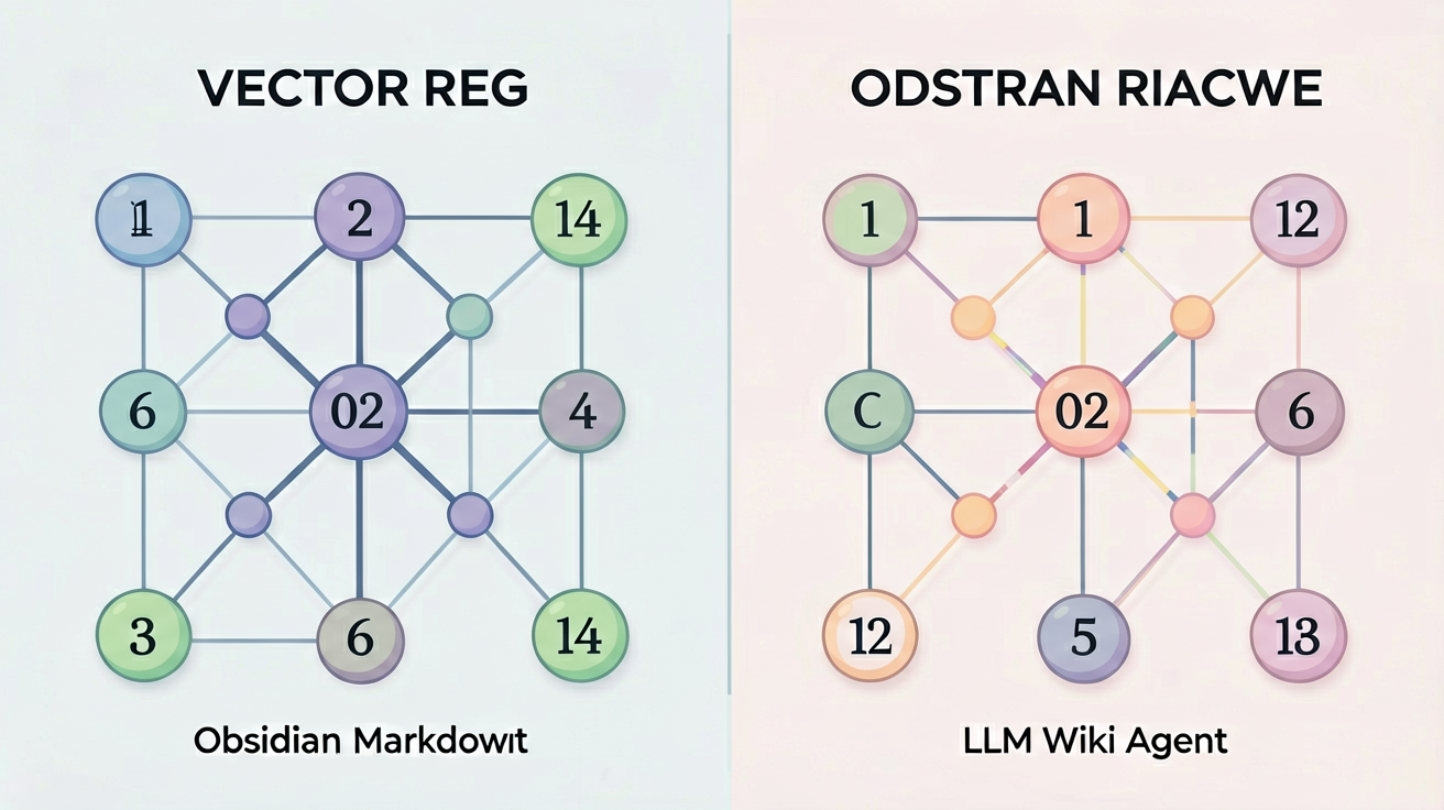 传统 RAG 与 LLM Wiki 编译式知识库架构对比