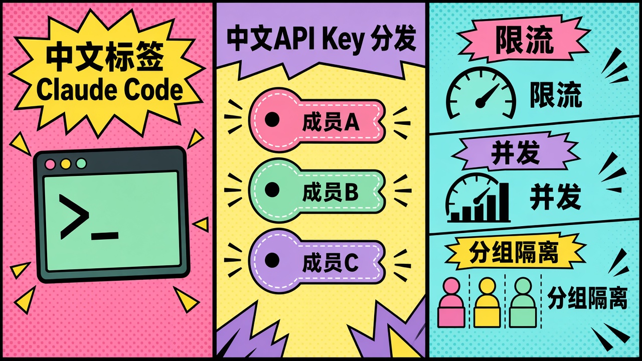 接入：Claude Code 与 API Key 分发