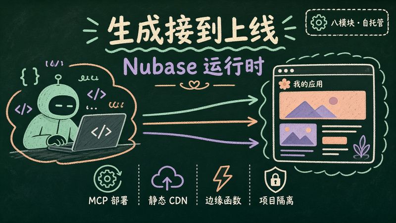Agent 写完页面没处托管？Nubase 用 MCP 把库、函数和静态站一次推上线