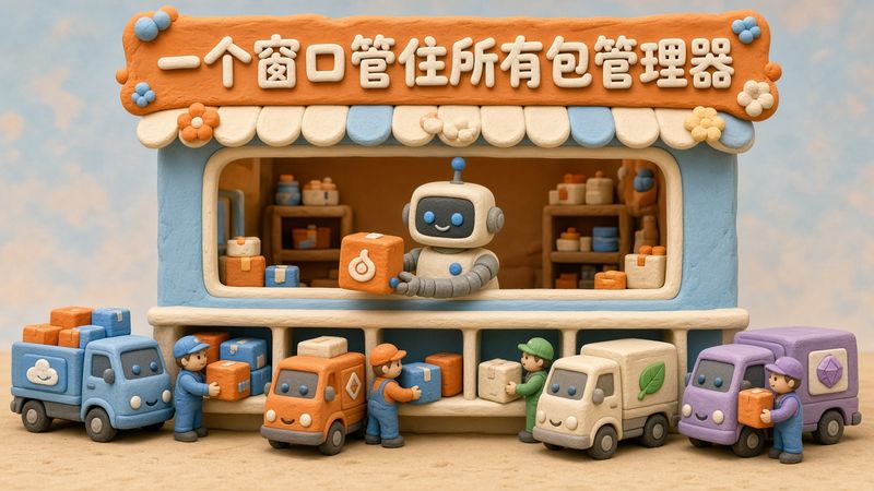 装机从开七八个终端到一次全部升级，UniGetUI 把 WinGet、Scoop 和 Chocolatey 收进同一个窗口