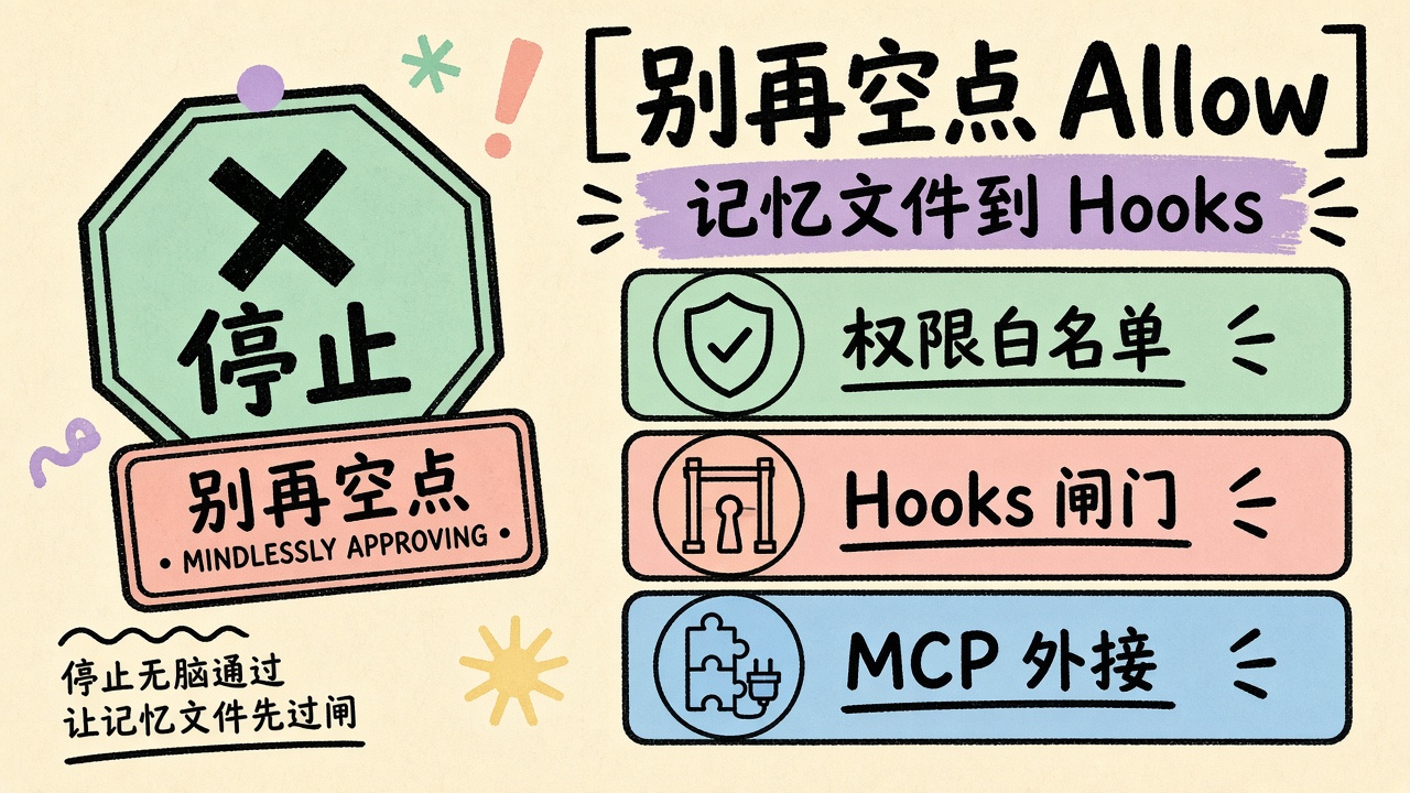 封面：从记忆文件到 Hooks 的提效栈