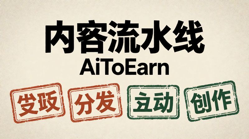 一人公司的内容流水线：拆解 AiToEarn 的变现、分发、互动与创作四 Agent