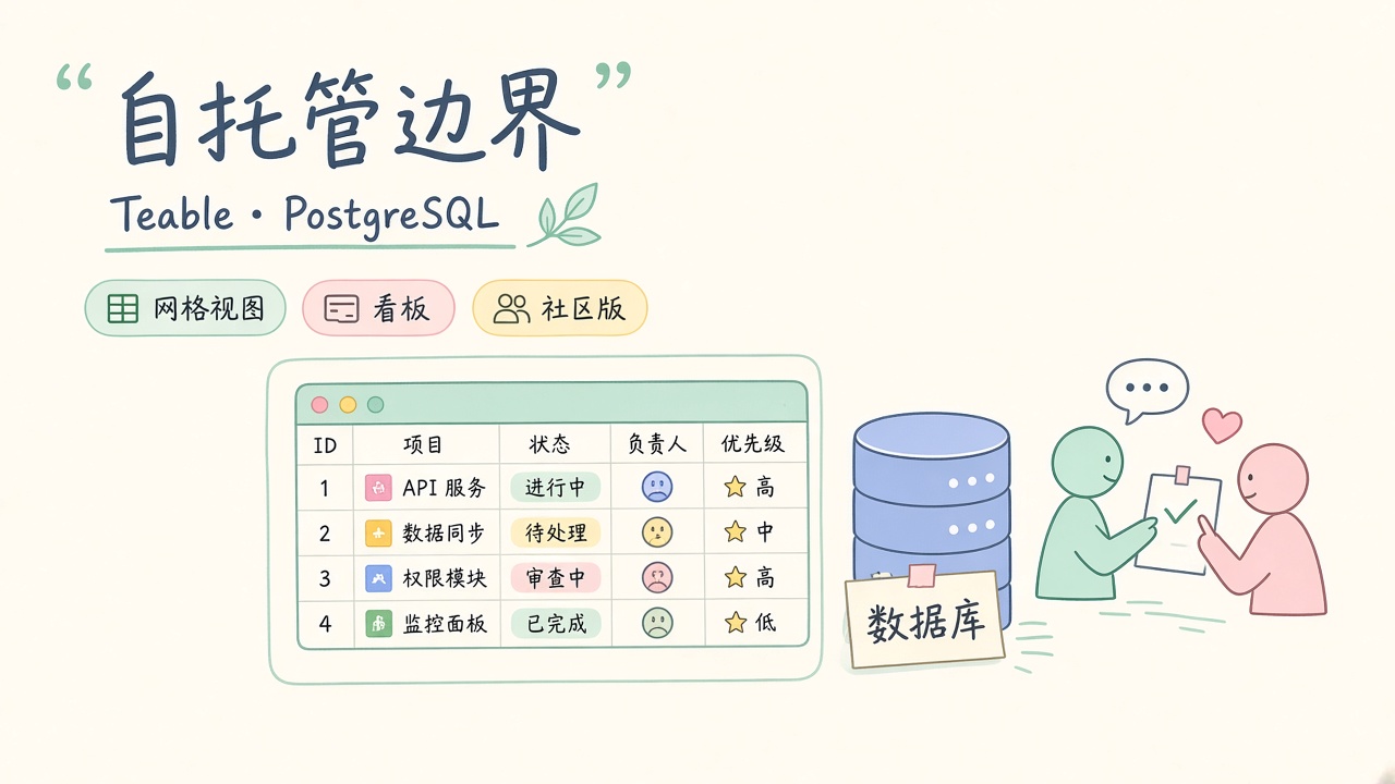 封面:Teable 自托管能力边界