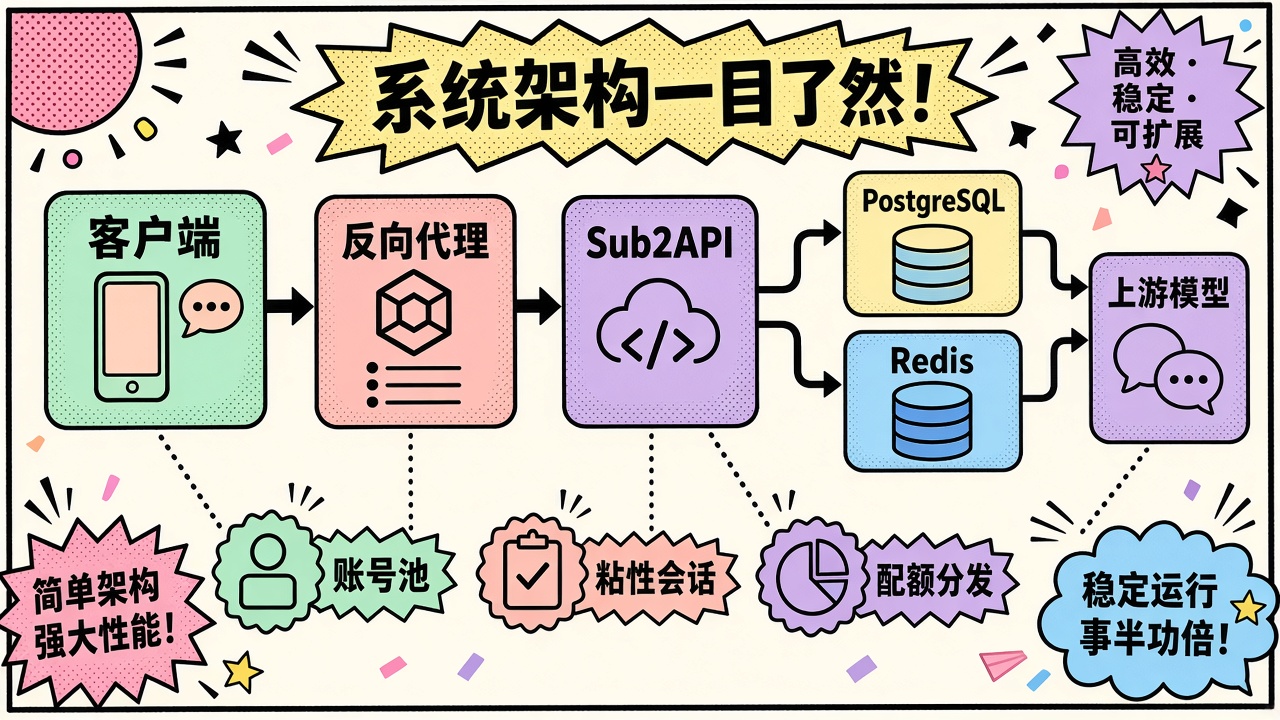 架构：配额分发与粘性会话