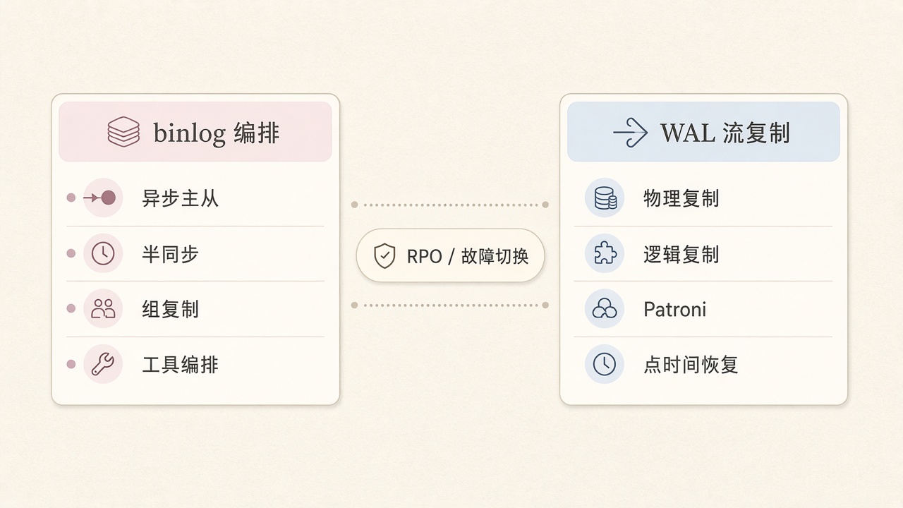 复制与故障切换边界示意
