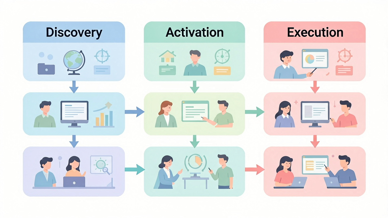 Agent Skills 三级渐进式加载架构示意图