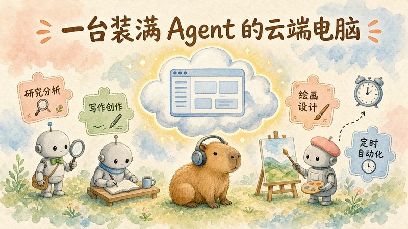 隔离沙盒、Agent 小队、定时任务三件套，拆解 Happycapy 这类云端 Agent 电脑如何分工