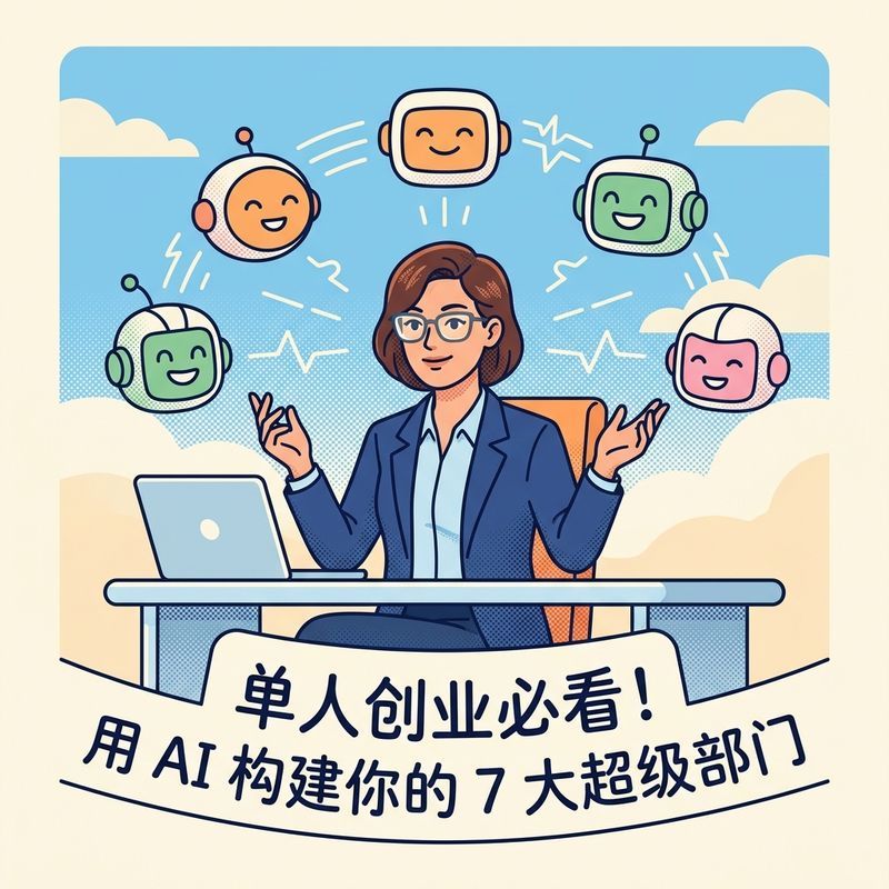 单人创业必看：用 AI 一个人构建 7 大超级部门，做自己的“超级个体”