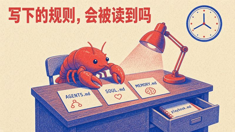 经验写进 playbook.md 不等于被记住，OpenClaw 自动注入的只有 AGENTS、SOUL 和 MEMORY