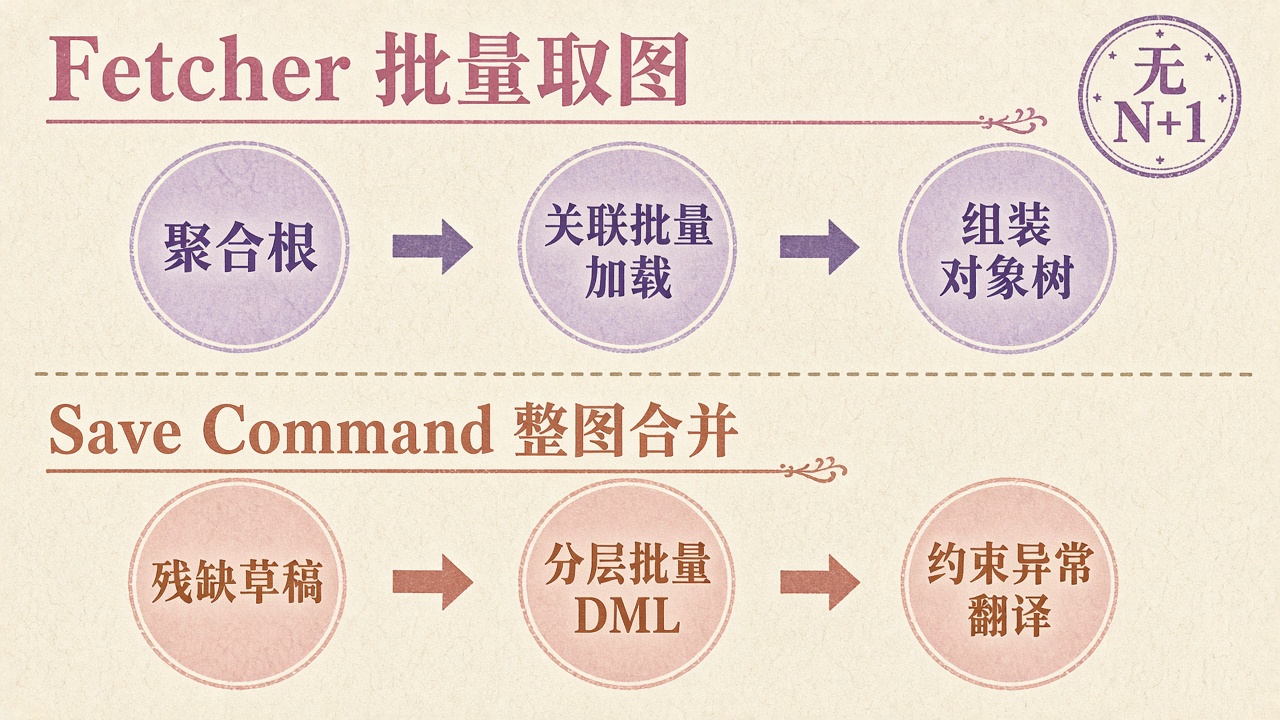 Fetcher 查询与 Save Command 保存对照