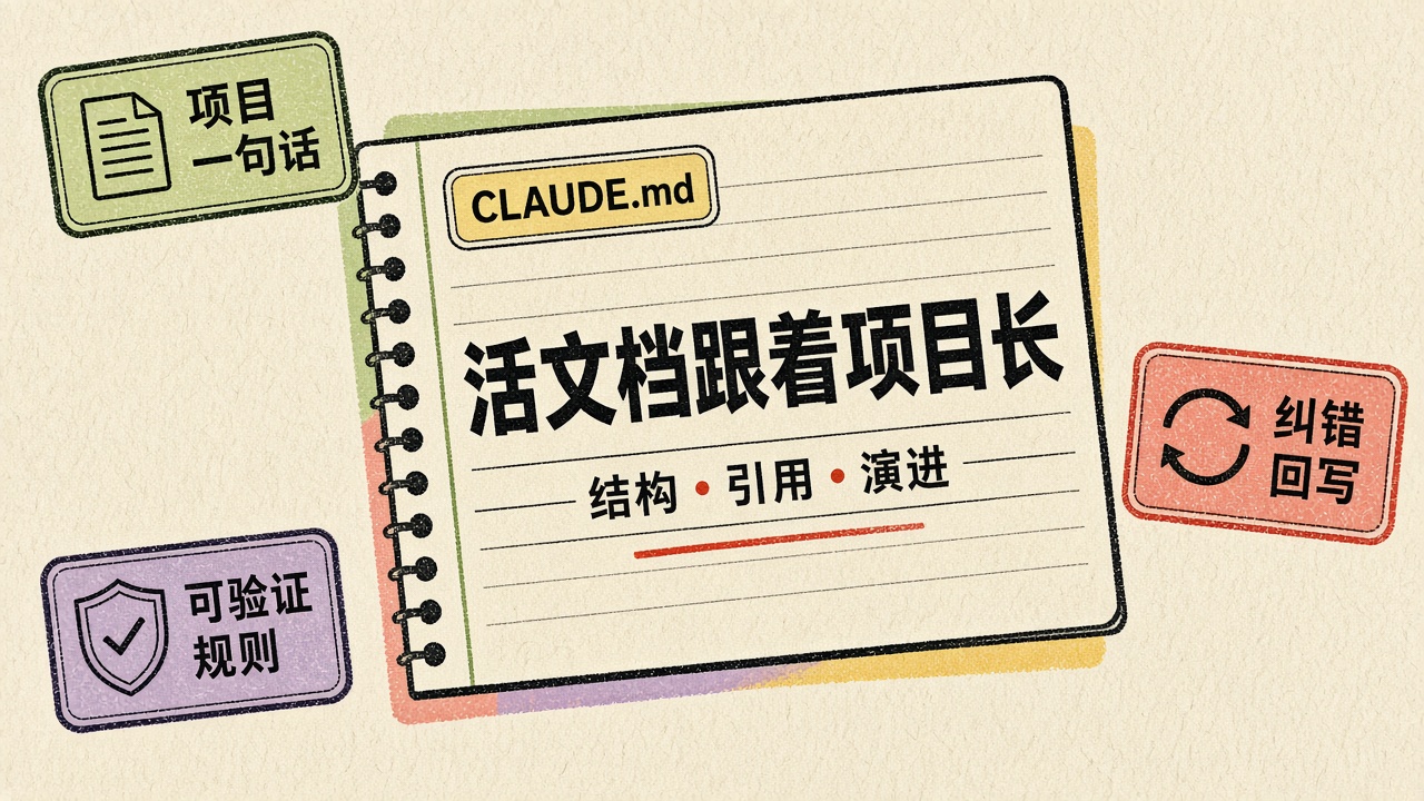封面：可维护 CLAUDE.md