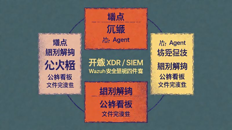 开源也能做企业级 XDR/SIEM：拆解 Wazuh 的 Agent-Server-Indexer-Dashboard 四件套与 Docker 落地
