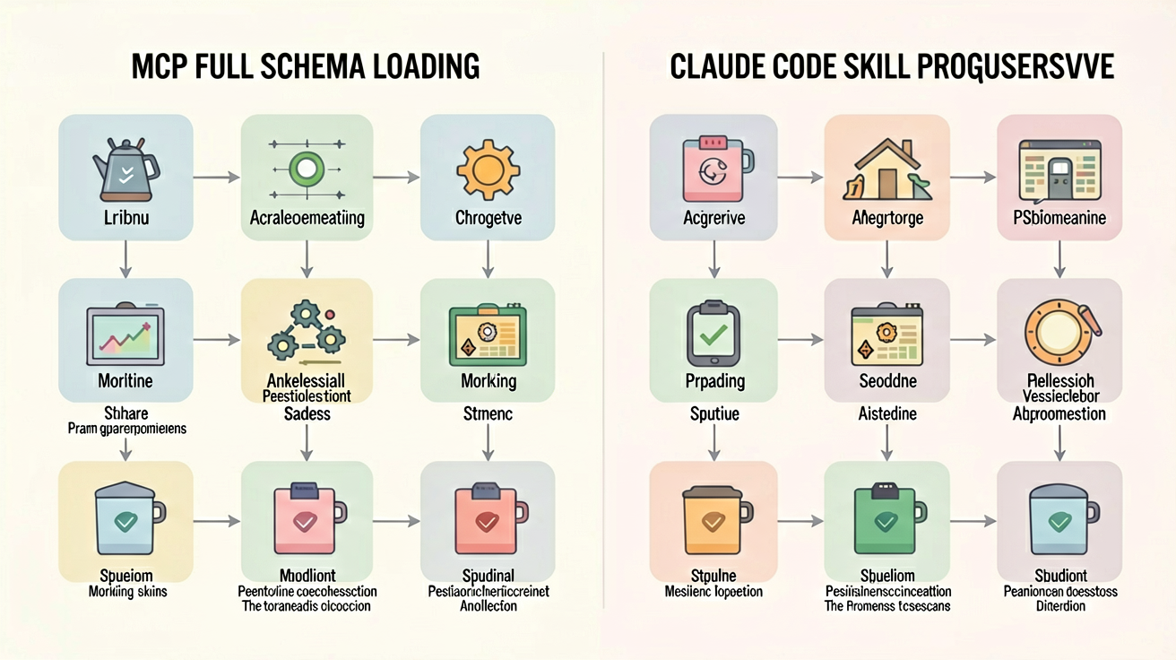 MCP 架构与 Claude Code Skill 渐进式载入对比