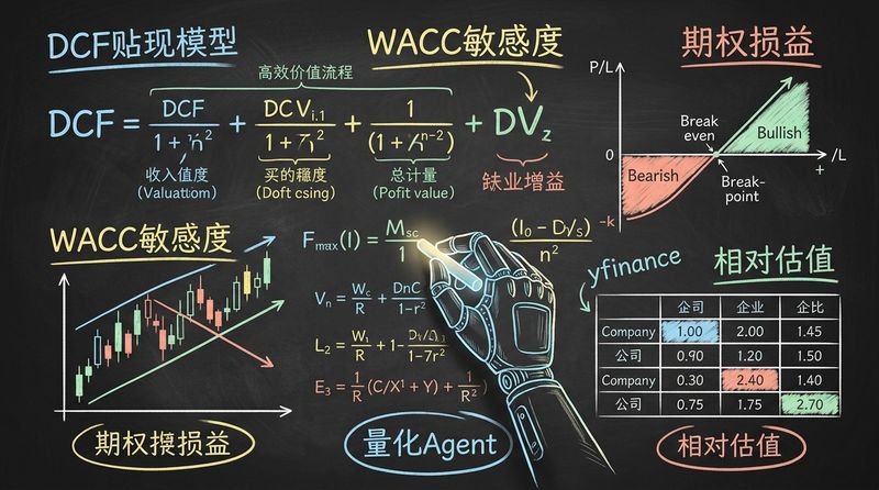告别手工搬砖财报：用 finance-skills 把 Claude Code 变成可执行的量化估值与期权分析 Agent