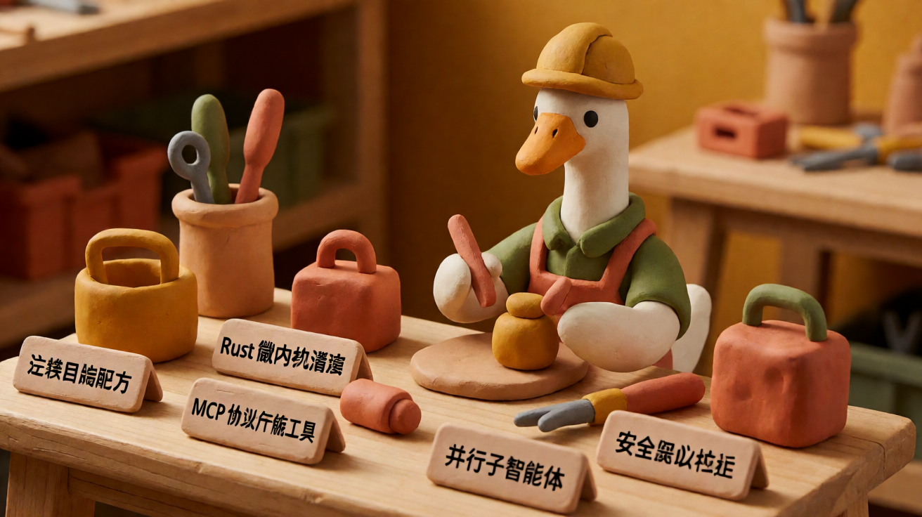 Goose 自主研发闭环架构与 MCP 扩展体系