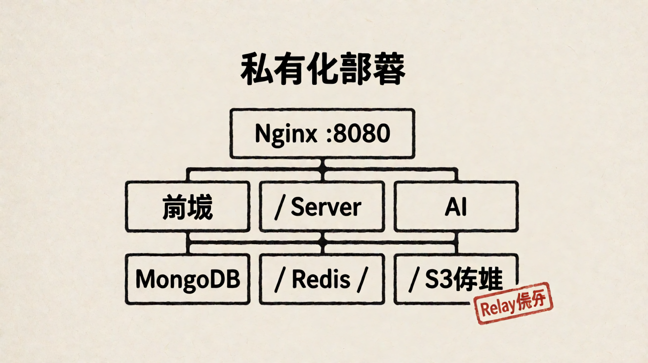 Docker 拓扑:Nginx 入口与三服务