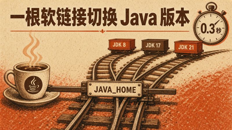 从 3 秒到 300 毫秒：JEnv 用一条软链接和一组 goroutine 重做 Java 多版本切换