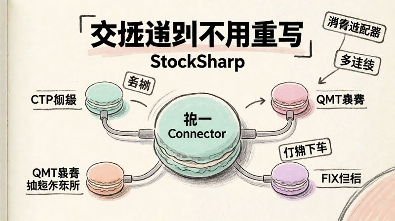 别再为每个柜台重写下单层：StockSharp 把 CTP、QMT 与全球交易所收成统一 Connector