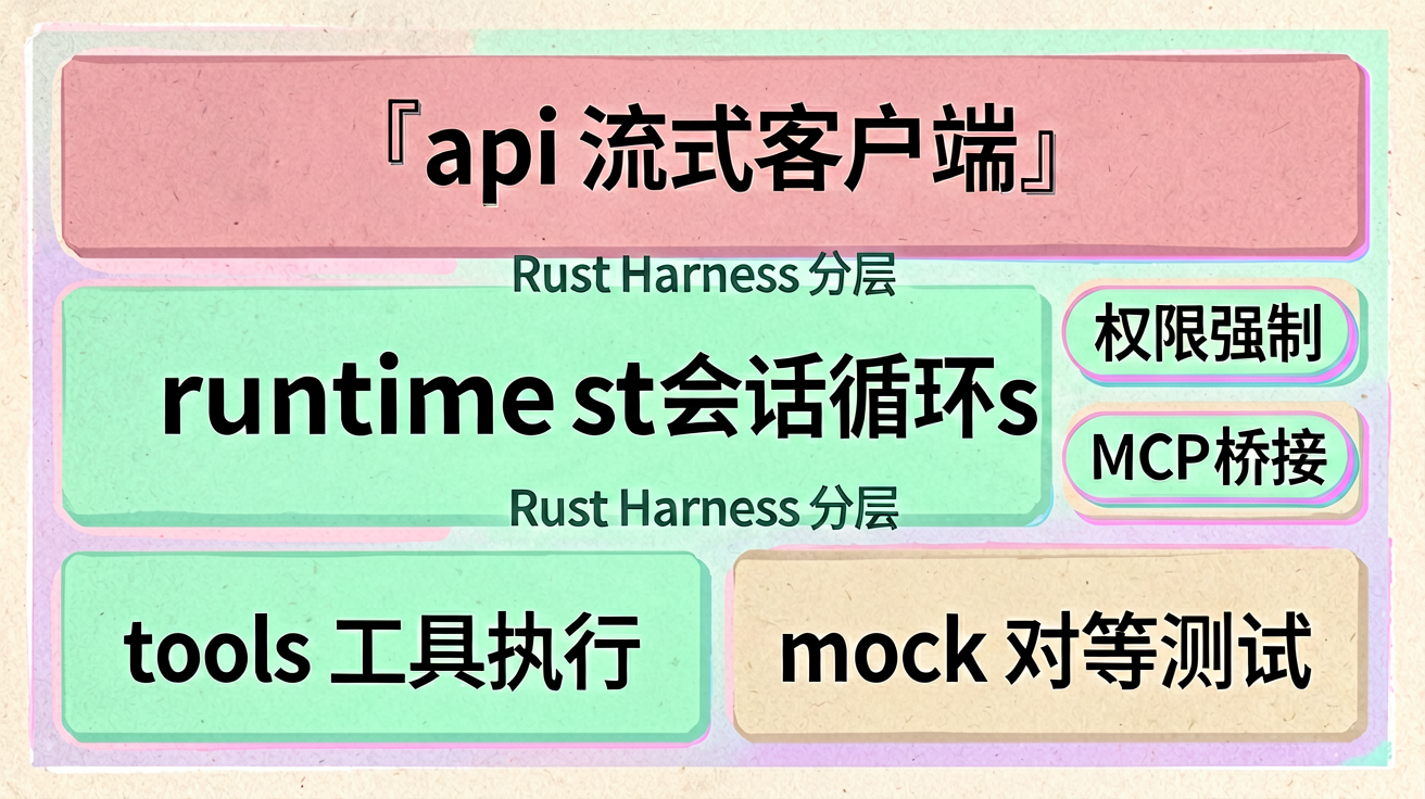 Rust crate 分层与权限沙箱示意
